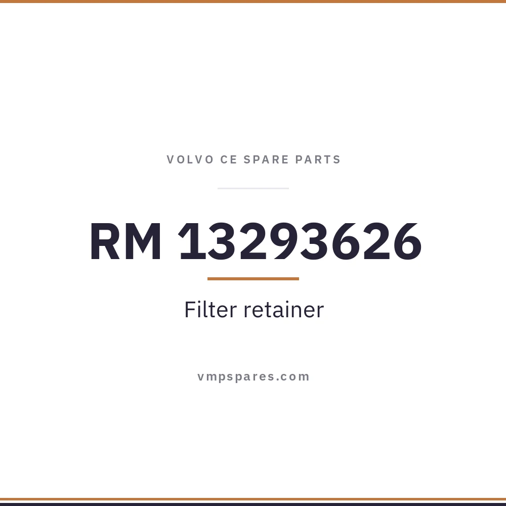 RM 13293626 – Filter retainer