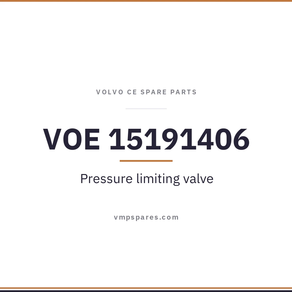 VOE 15191406 – Pressure limiting valve