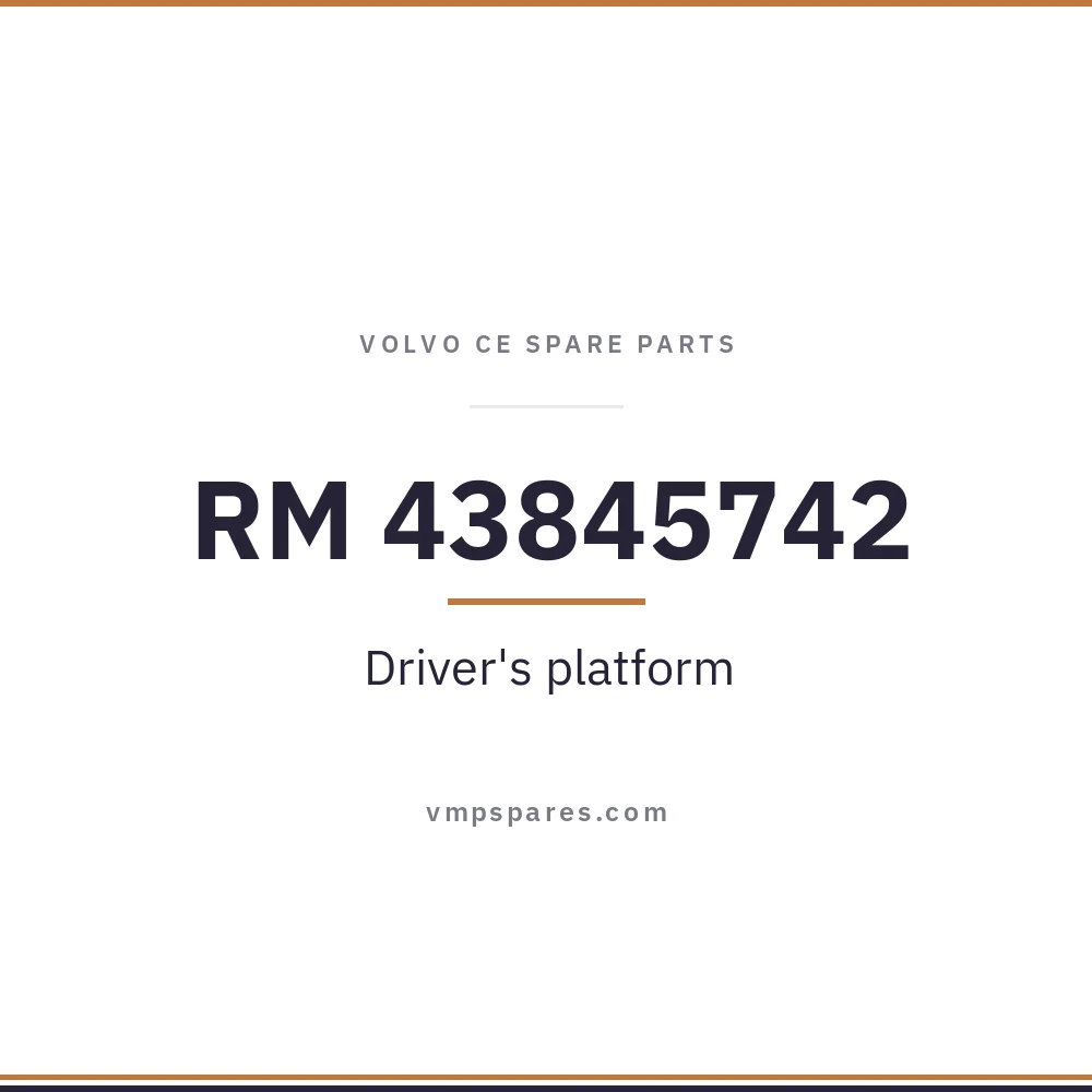 RM 43845742 – Driver’s platform