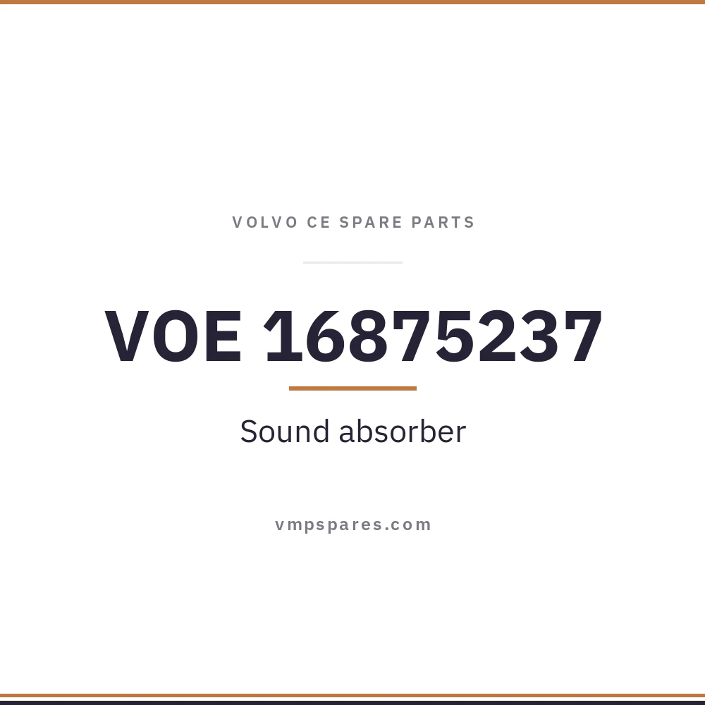 VOE 16875237 – Sound absorber