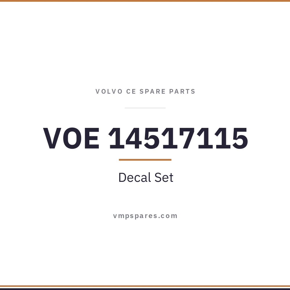 VOE 14517115 – Decal Set