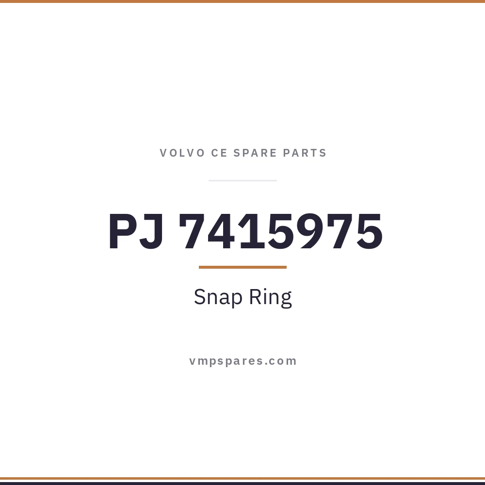 PJ 7415975 – Snap Ring
