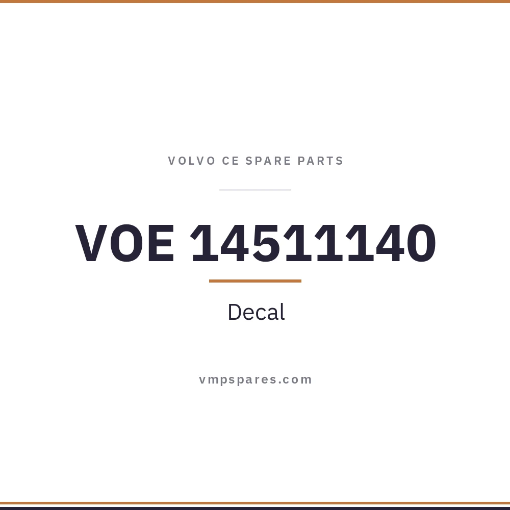 VOE 14511140 – Decal