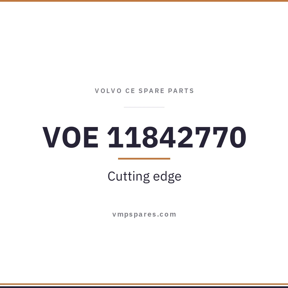 VOE 11842770 – Cutting edge