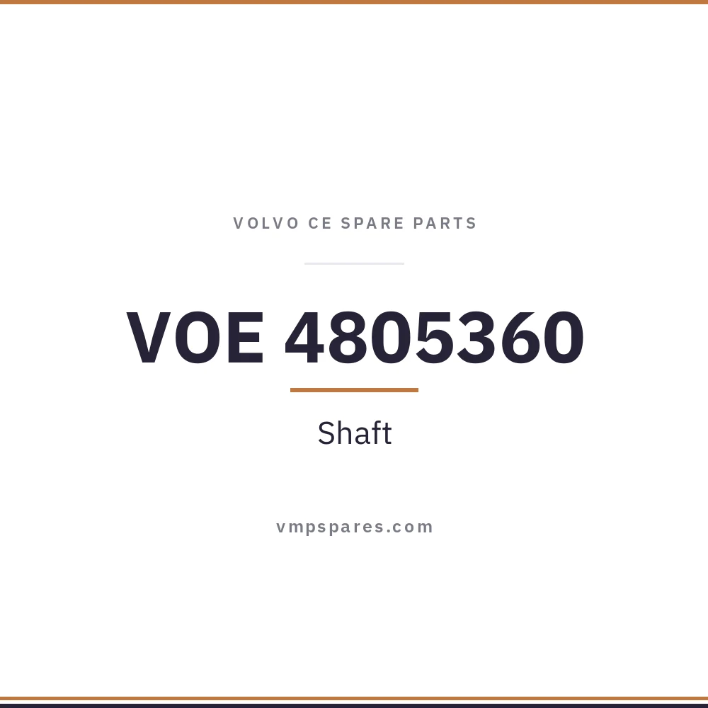 VOE 4805360 – Shaft