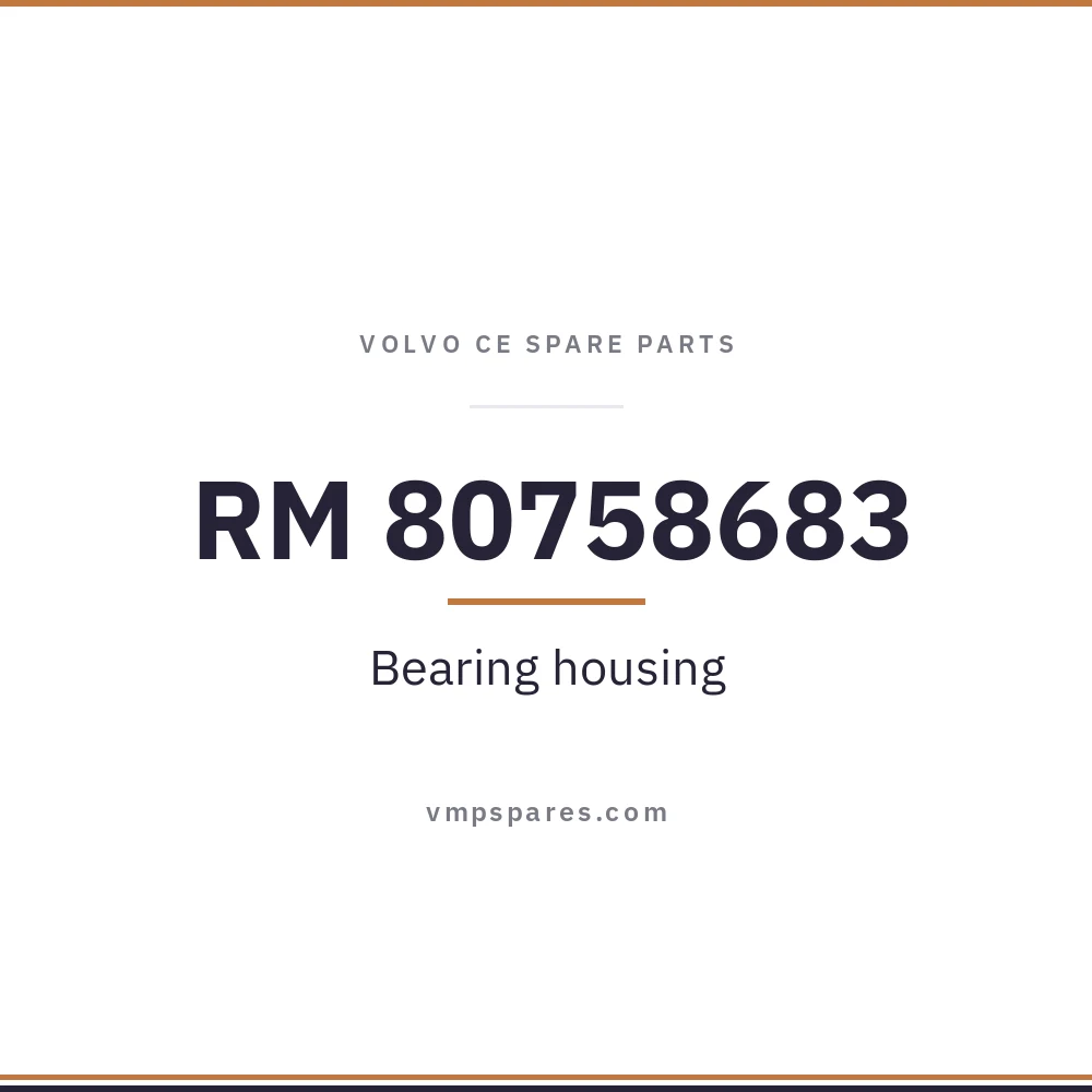 RM 80758683 – Bearing housing
