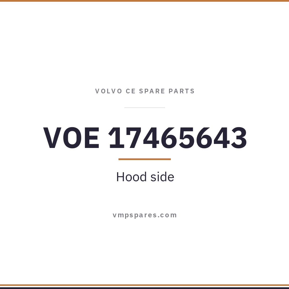VOE 17465643 – Hood side