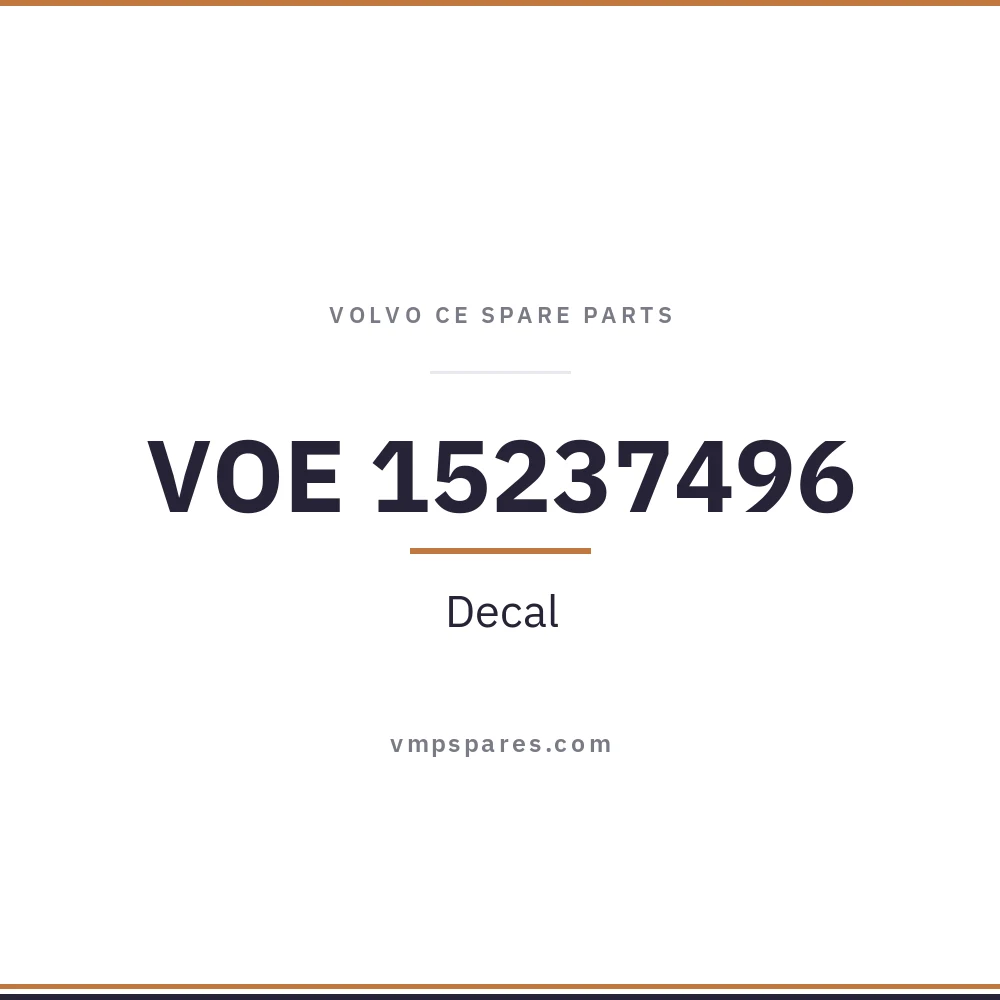 VOE 15237496 – Decal