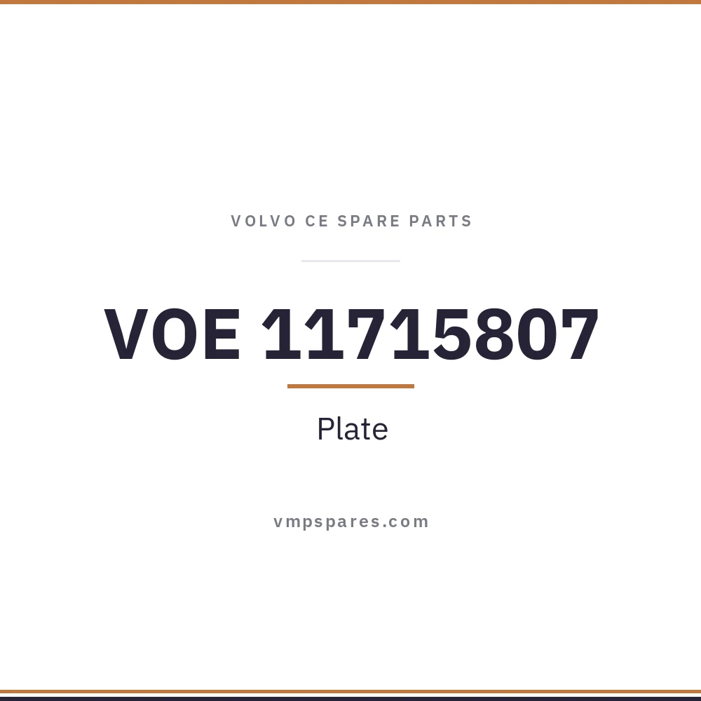 VOE 11715807 – Plate