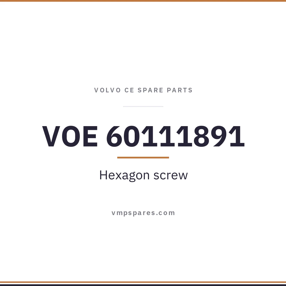 VOE 60111891 – Hexagon screw