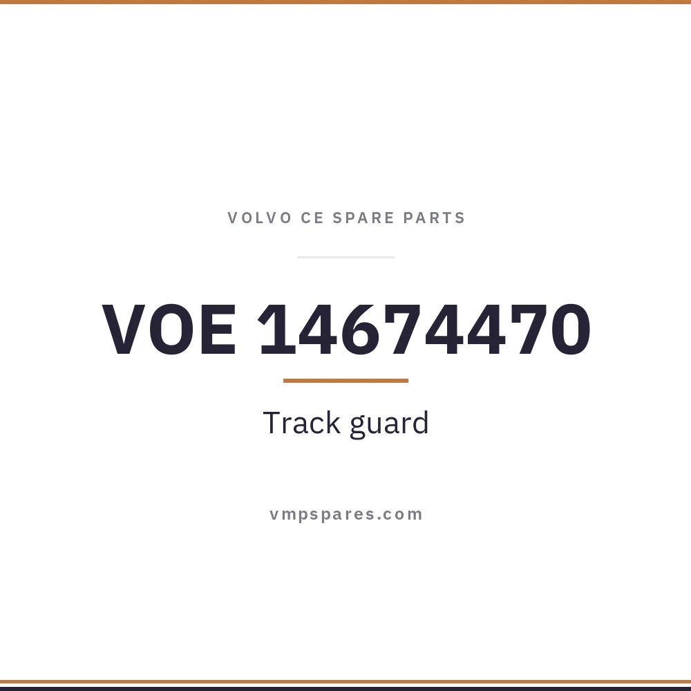 VOE 14674470 – Track guard