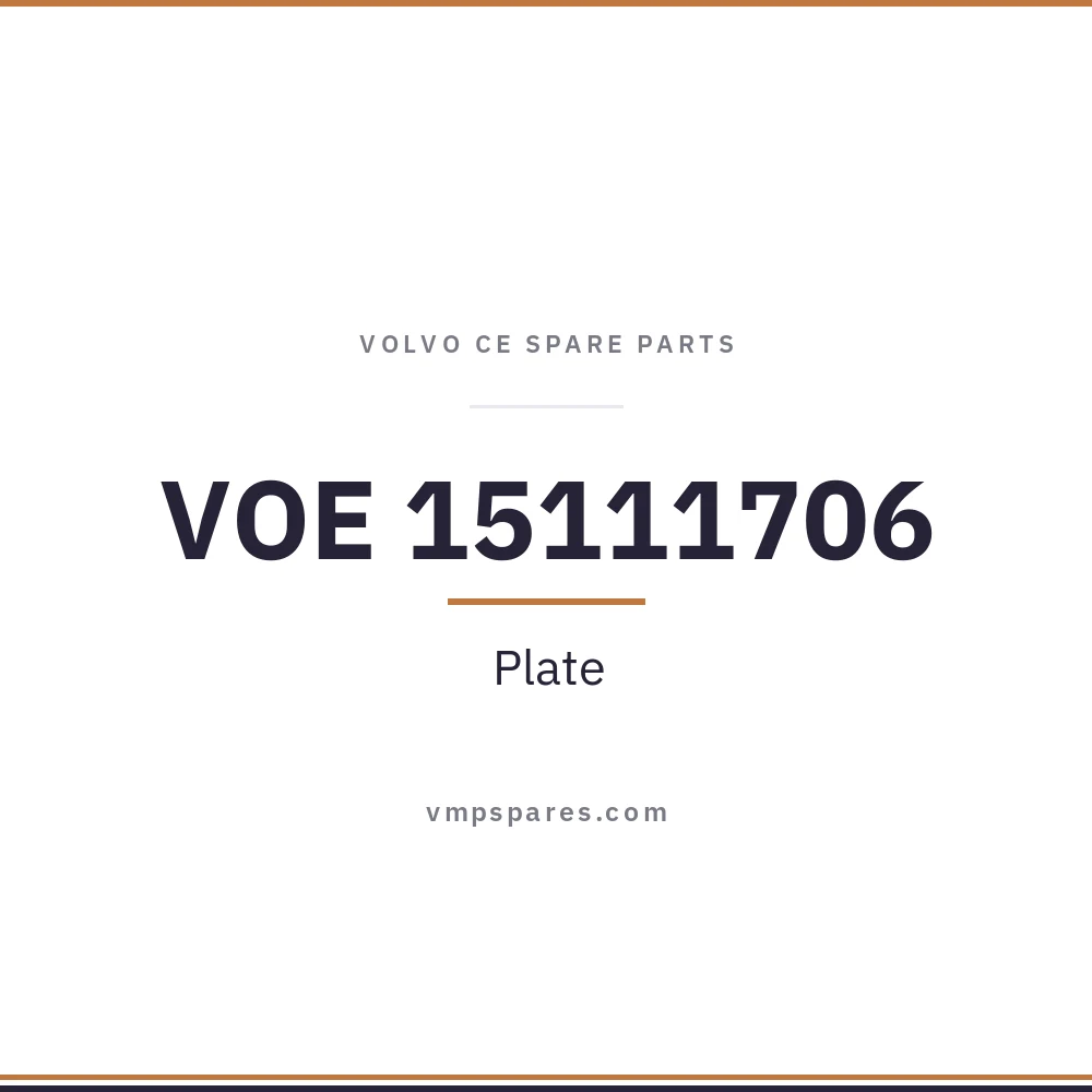VOE 15111706 – Plate