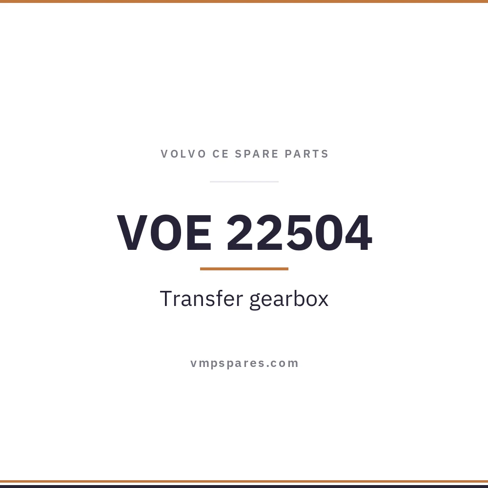 VOE 22504 – Transfer gearbox