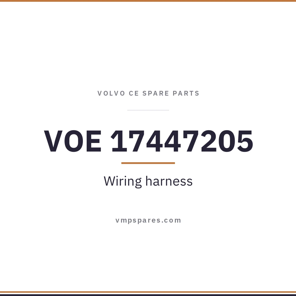 VOE 17447205 – Wiring harness
