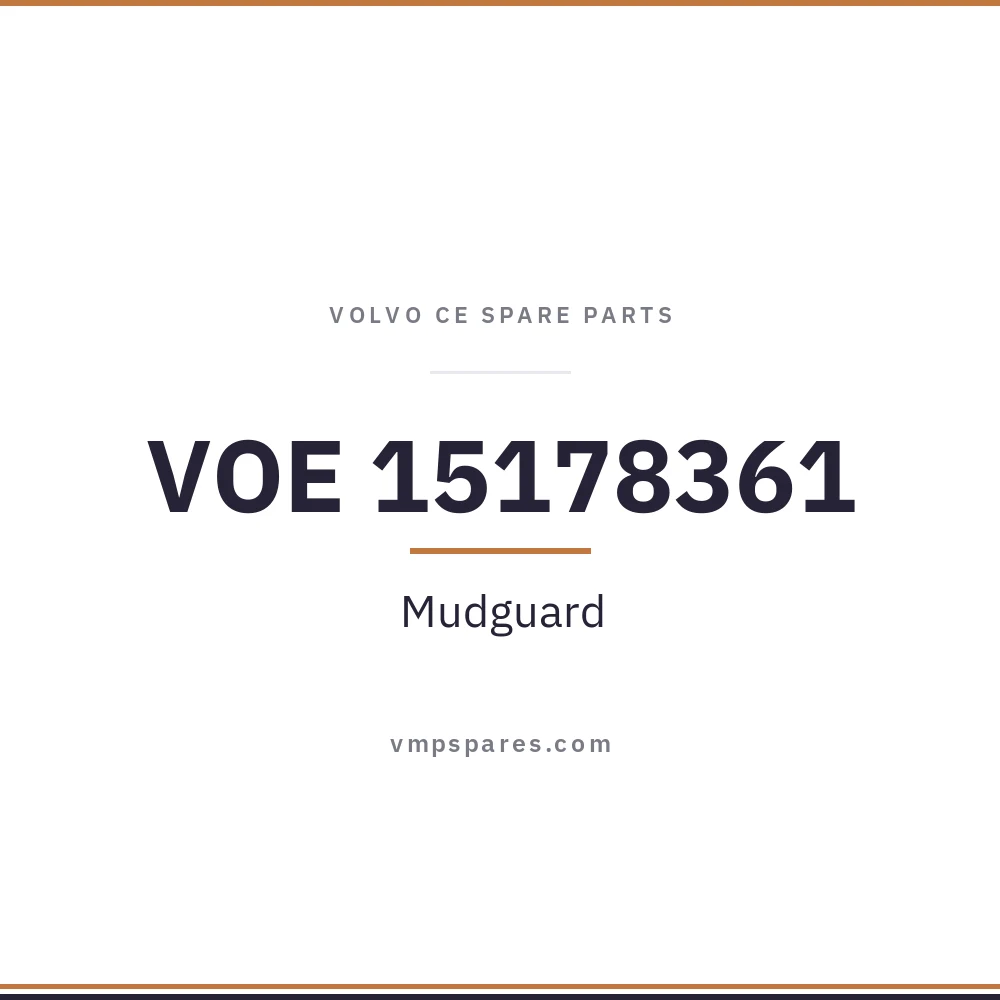 VOE 15178361 – Mudguard