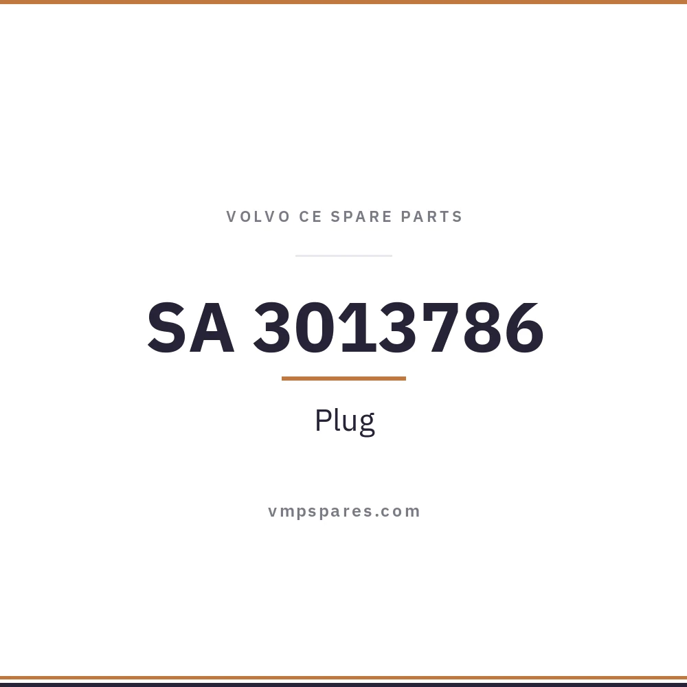SA 3013786 – Plug