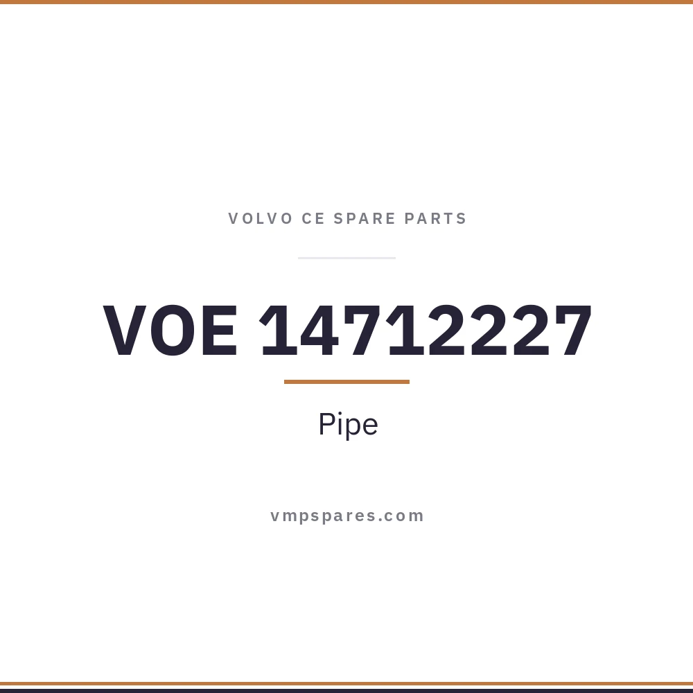 VOE 14712227 – Pipe