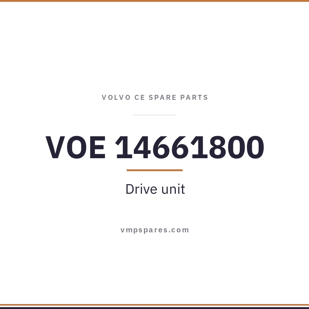 VOE 14661800 – Drive unit