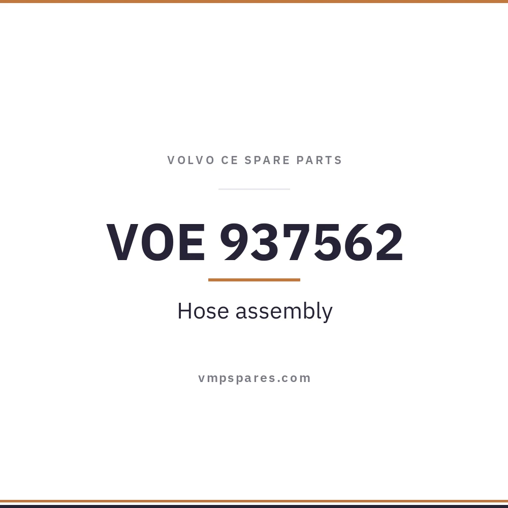 VOE 937562 – Hose assembly