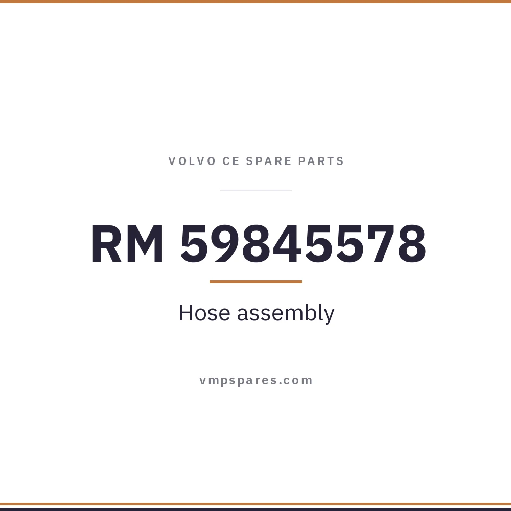 RM 59845578 – Hose assembly