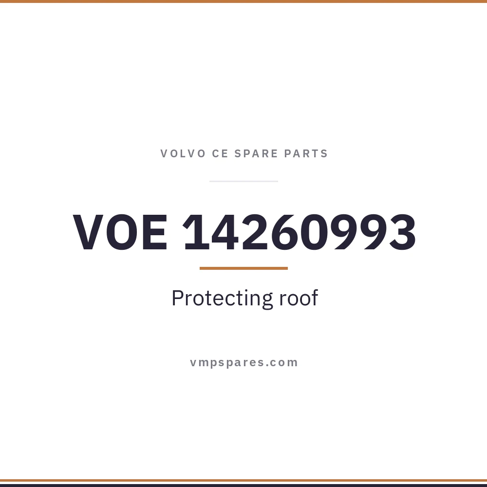 VOE 14260993 – Protecting roof