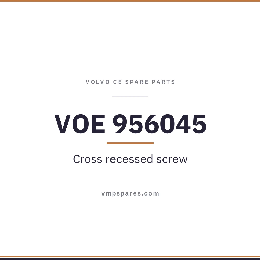 VOE 956045 – Cross recessed screw