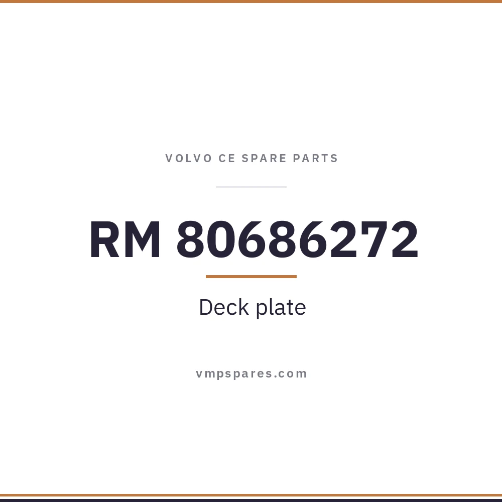 RM 80686272 – Deck plate