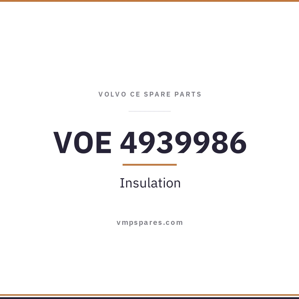 VOE 4939986 – Insulation