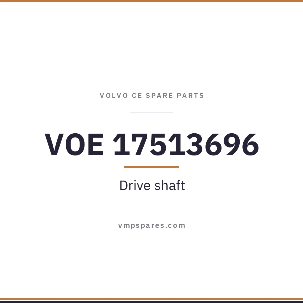 VOE 17513696 – Drive shaft