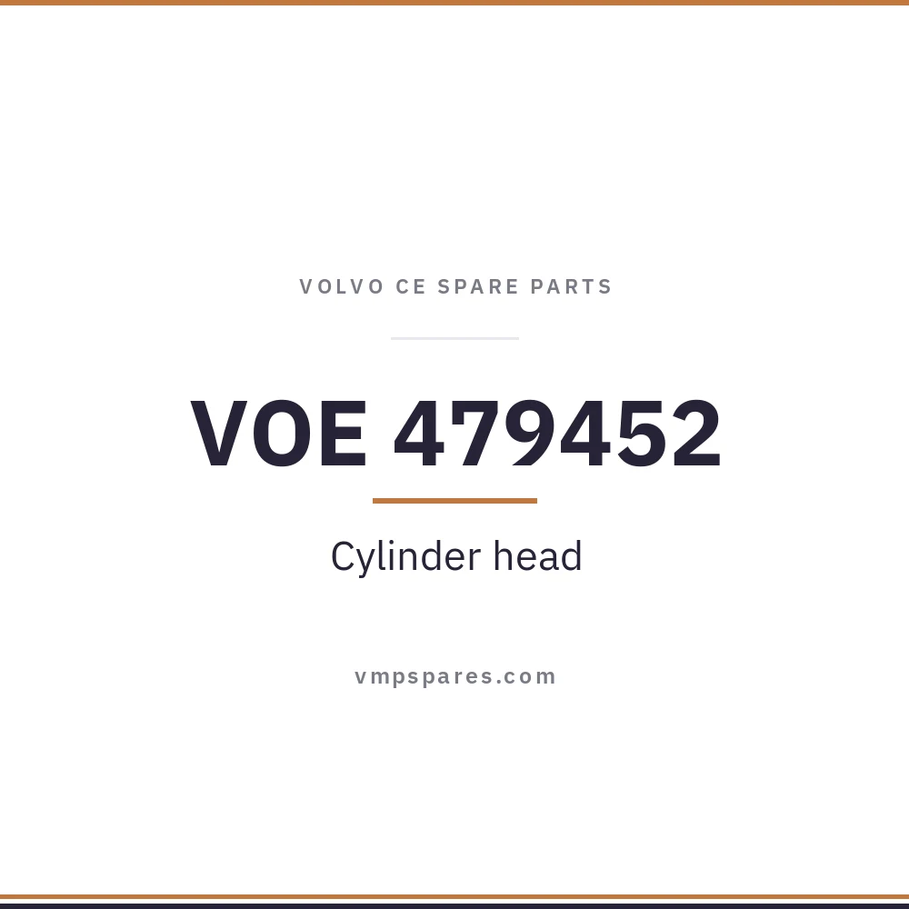 VOE 479452 – Cylinder head