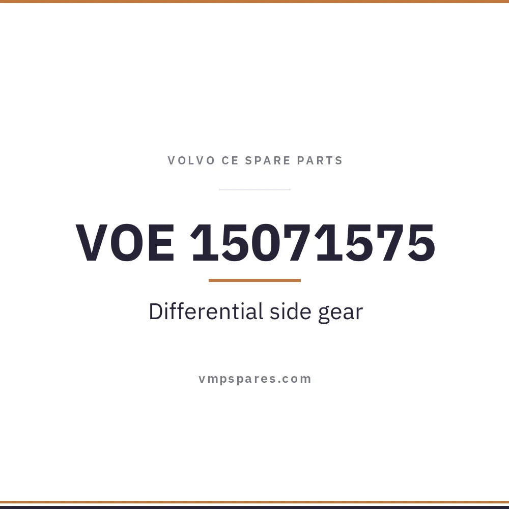 VOE 15071575 – Differential side gear