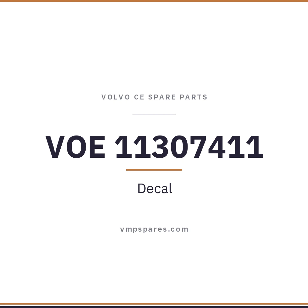VOE 11307411 – Decal