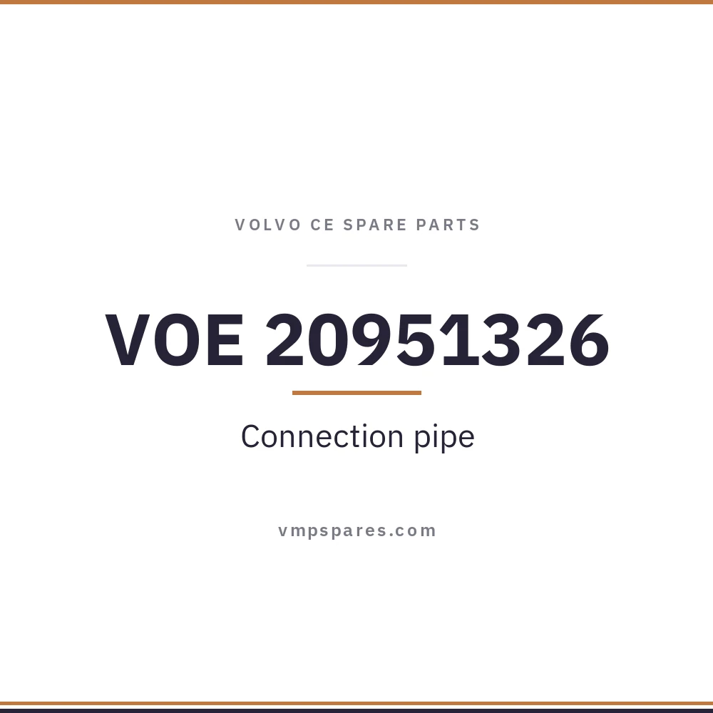 VOE 20951326 – Connection pipe