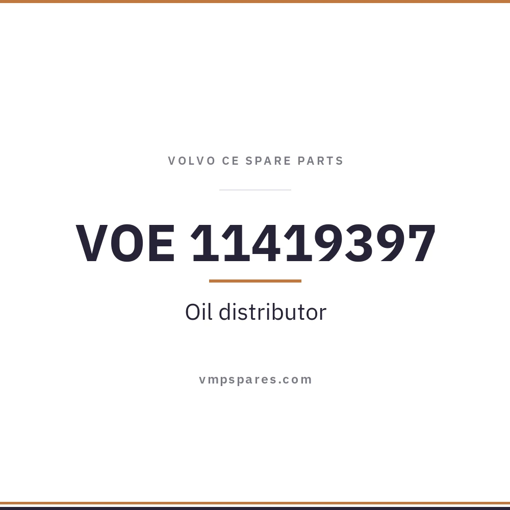 VOE 11419397 – Oil distributor