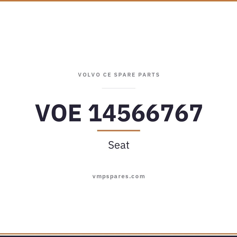 VOE 14566767 – Seat