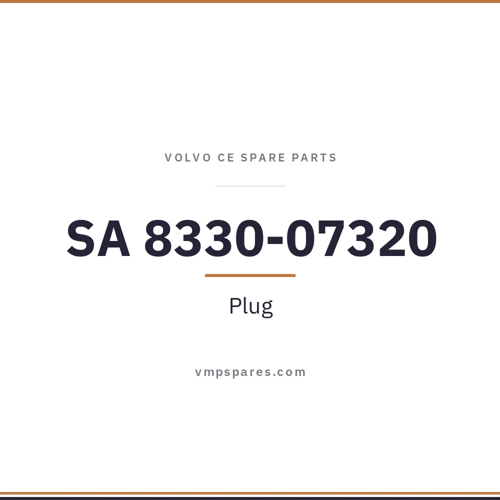 SA 8330-07320 – Plug