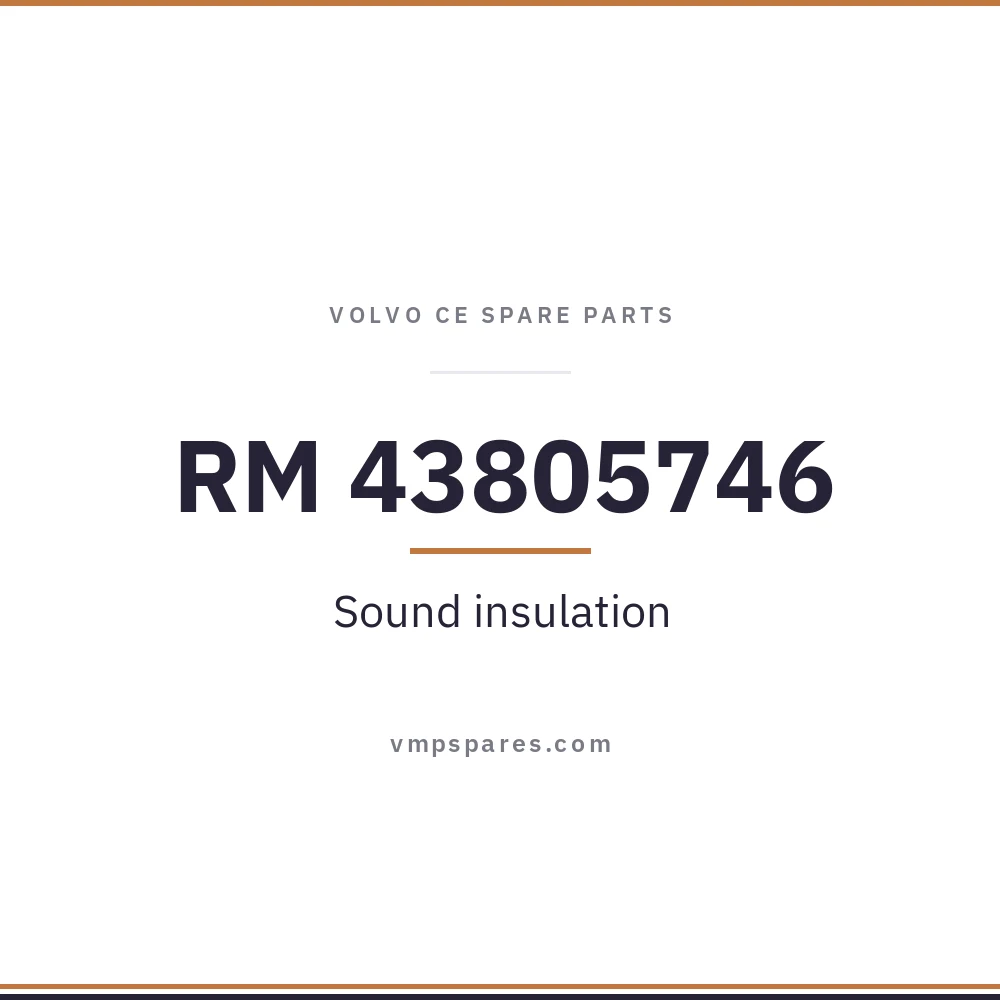 RM 43805746 – Sound insulation