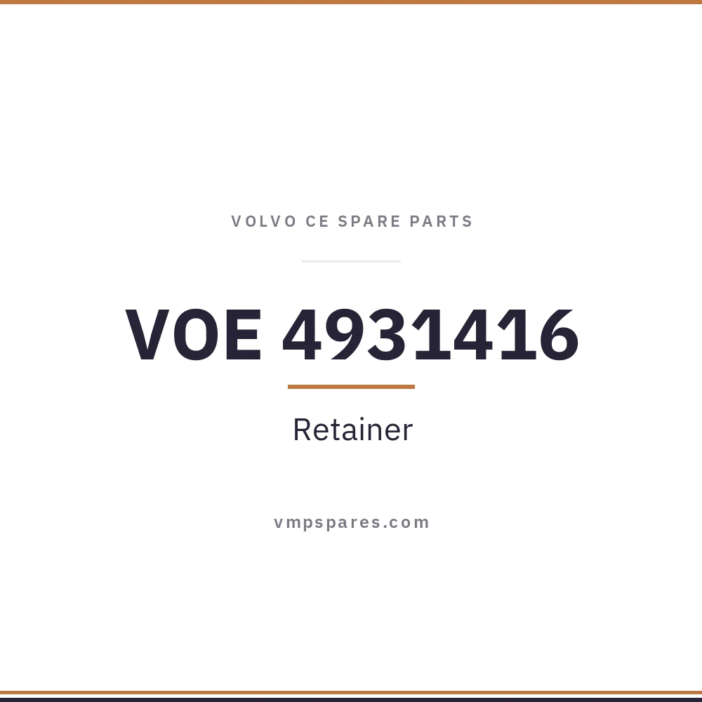 VOE 4931416 – Retainer