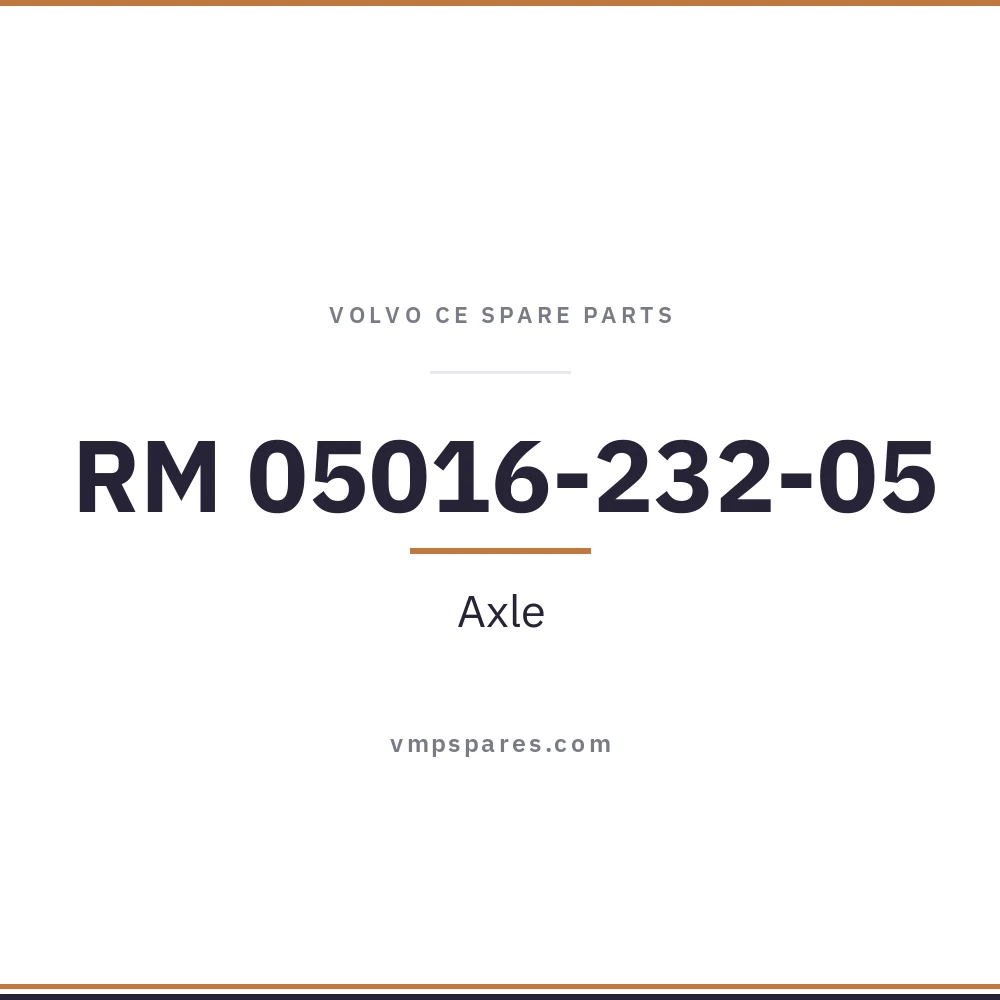 RM 05016-232-05 – Axle