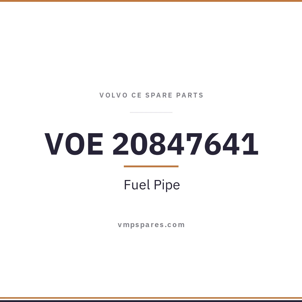 VOE 20847641 – Fuel Pipe