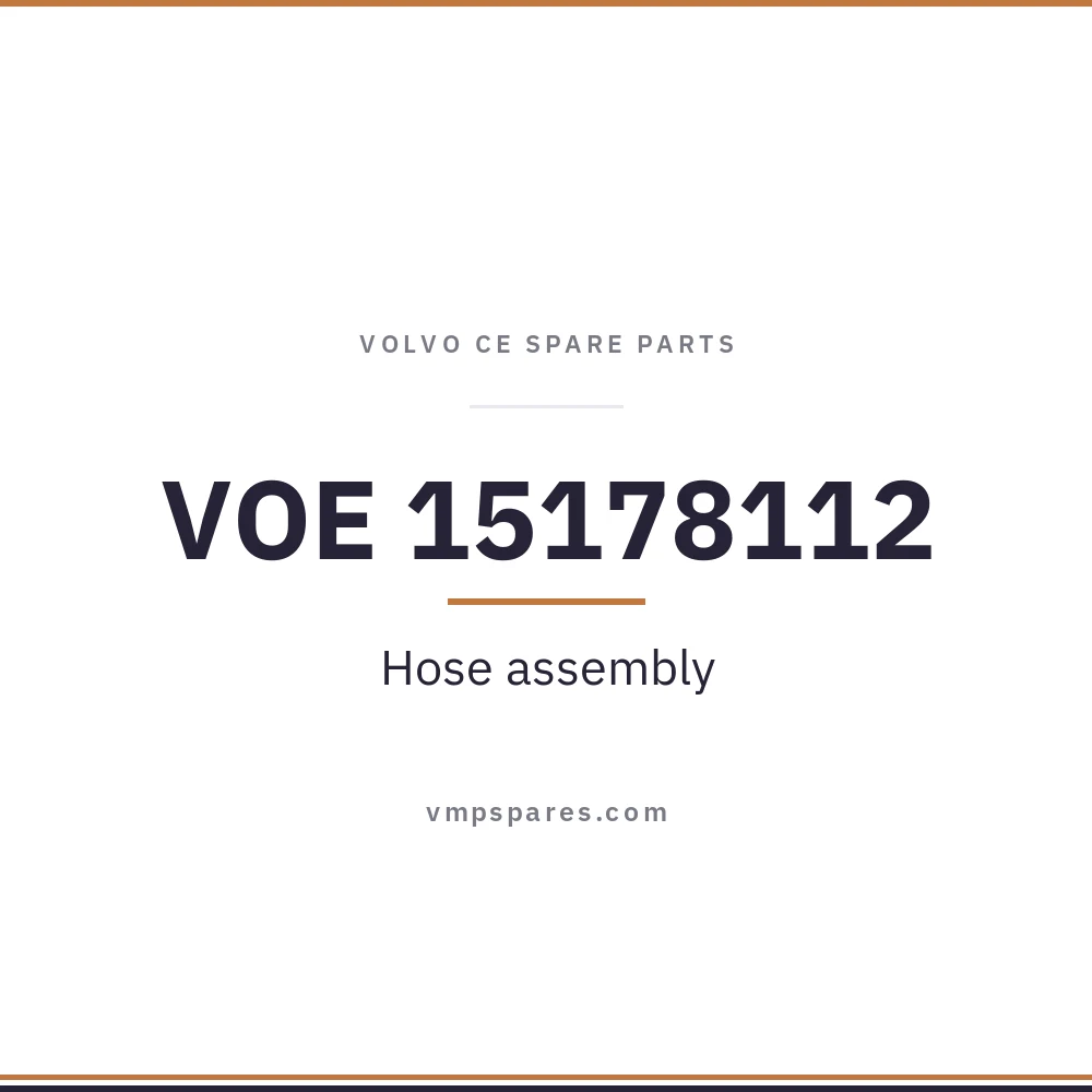 VOE 15178112 – Hose assembly