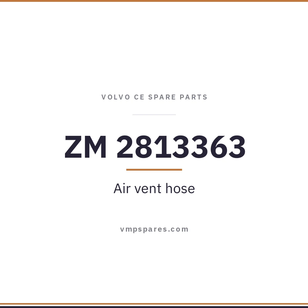 ZM 2813363 – Air vent hose
