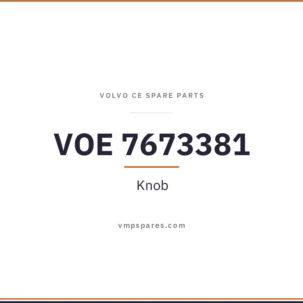 VOE 7673381 – Knob