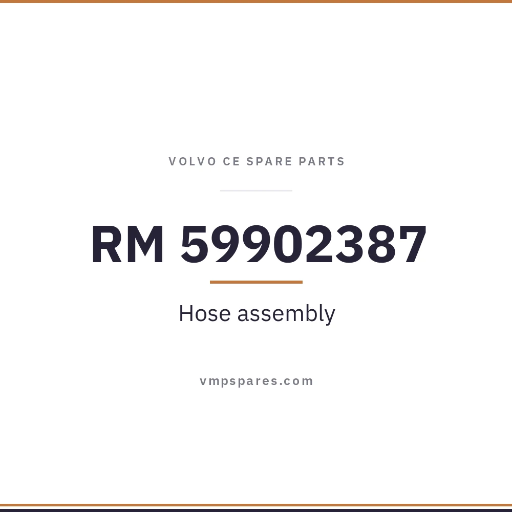 RM 59902387 – Hose assembly