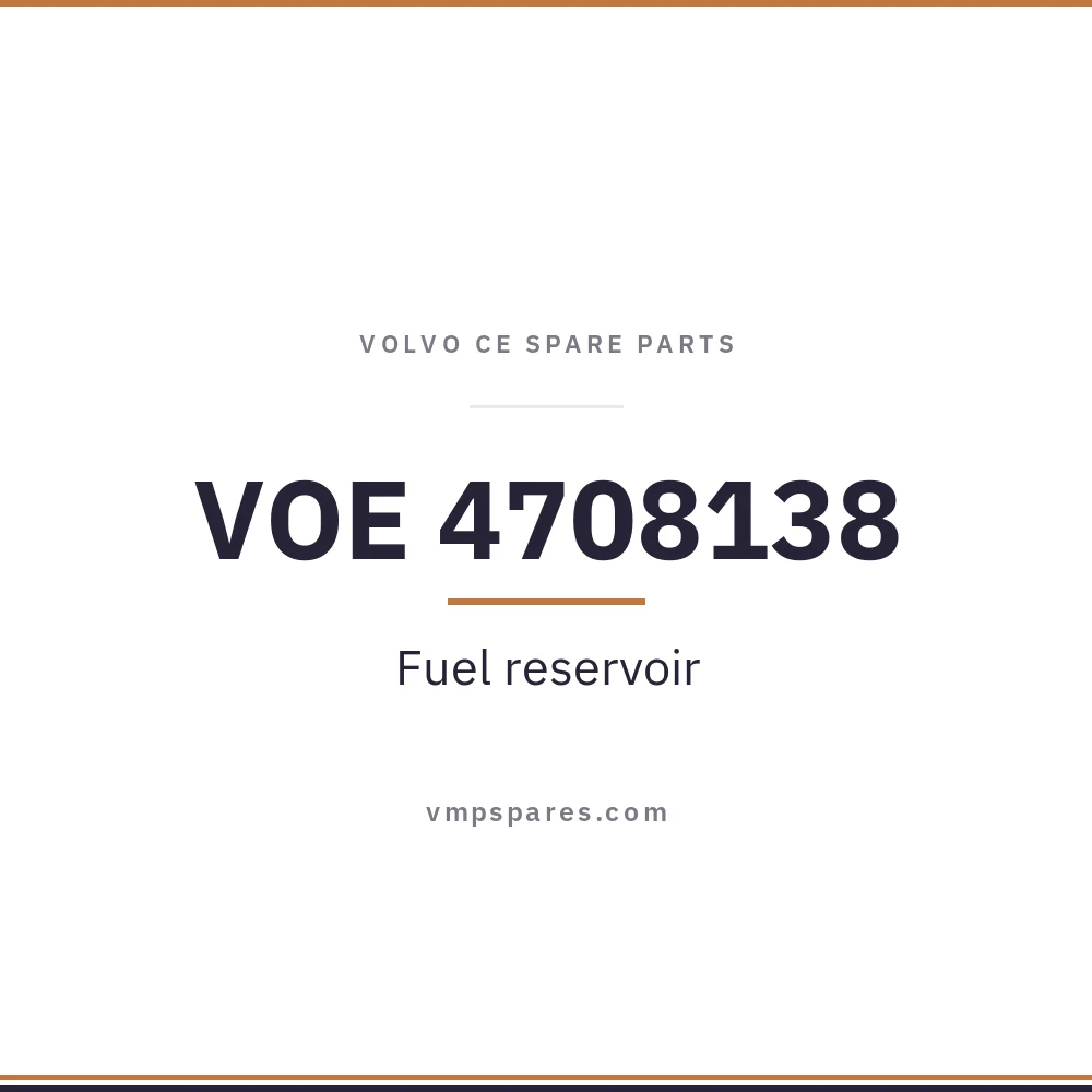 VOE 4708138 – Fuel reservoir