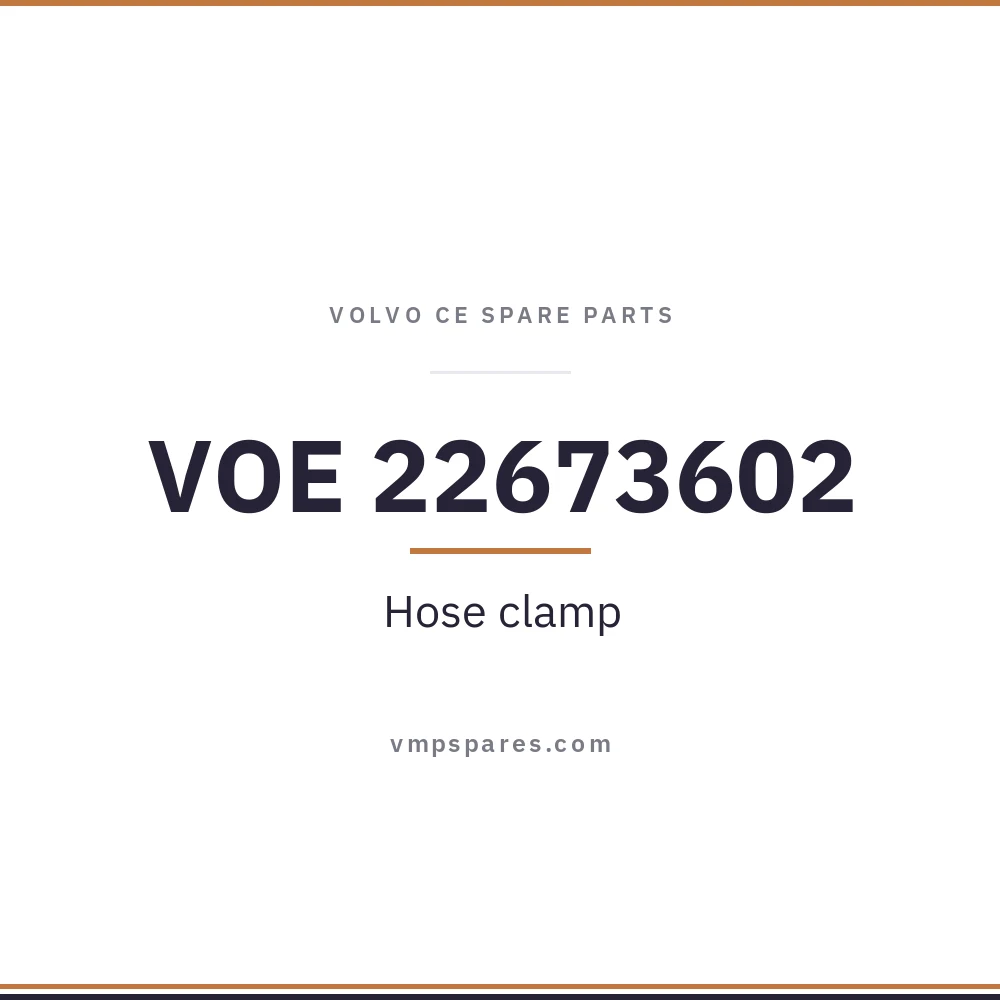 VOE 22673602 – Hose clamp