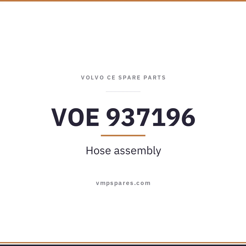 VOE 937196 – Hose assembly