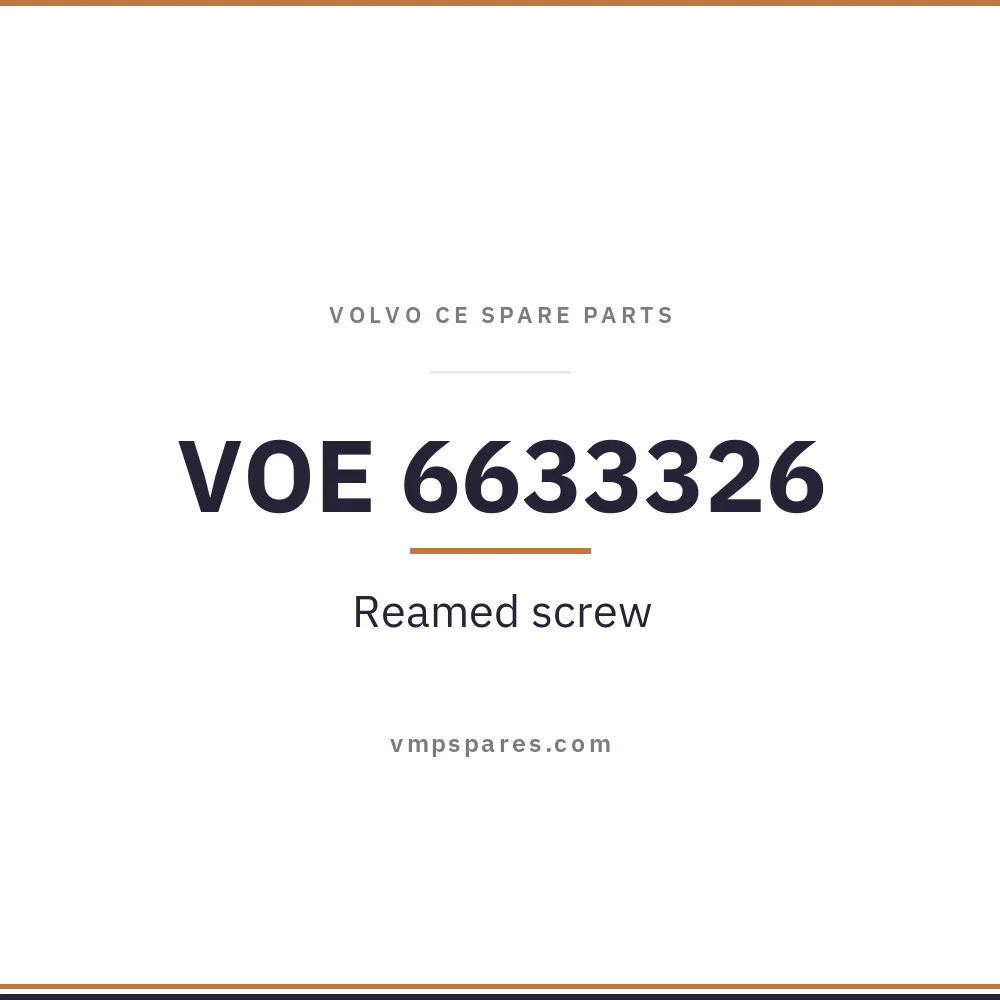 VOE 6633326 – Reamed screw