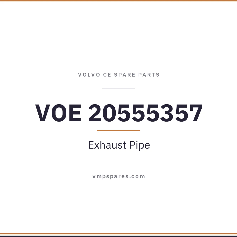 VOE 20555357 – Exhaust Pipe