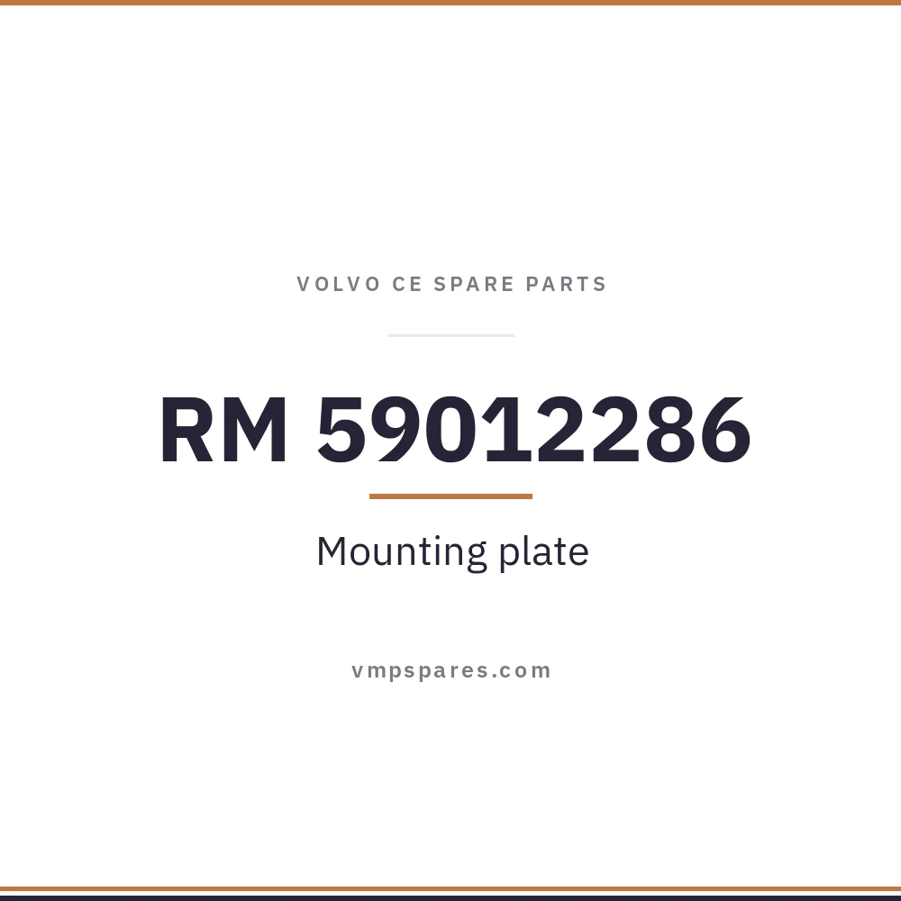 RM 59012286 – Mounting plate
